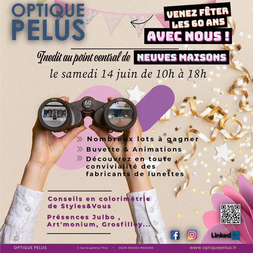 Affiche de notre journée des 60 ans
