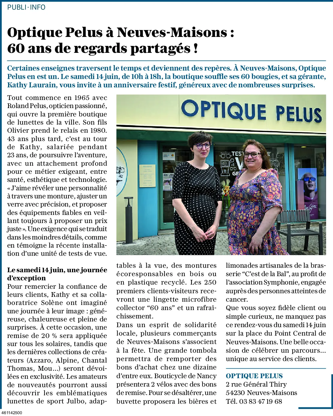 Article Est Républicain du 08/06/2025